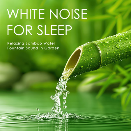白噪音睡眠 放鬆庭園竹筒流水聲 (White Noise For Sleep - Relaxing Bamboo Water Fountain Sound In Garden)