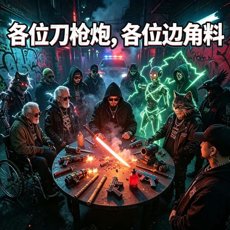 各位邊角料刀槍炮