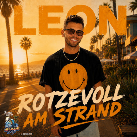 Rotzevoll am Strand