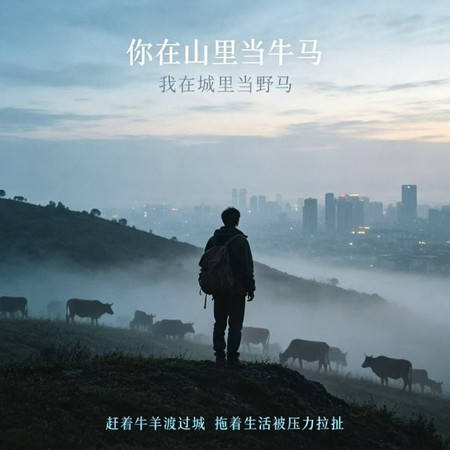 我在山上放牛羊