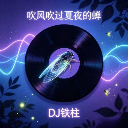 吹風吹過夏夜的蟬