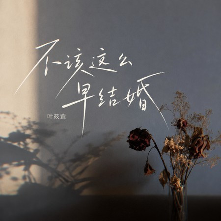 不該這麽早結婚