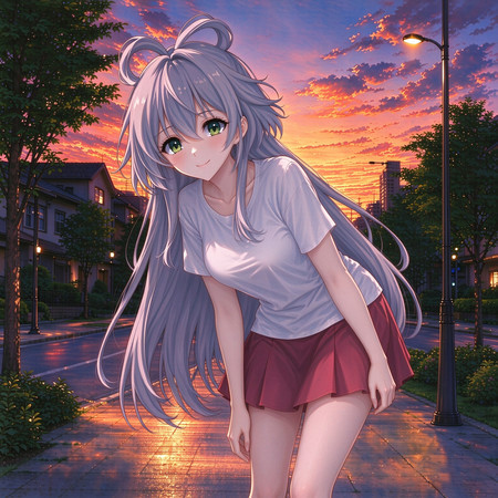 晚霞分我半斤甜