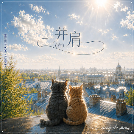 並肩（右）