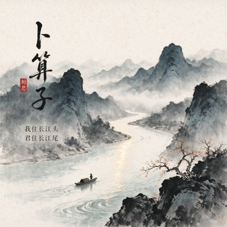 卜算子 （我住長江頭）