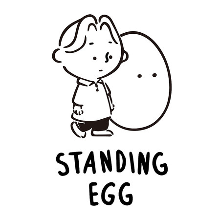 Standing egg